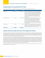 Independent Accounting Firm Fees